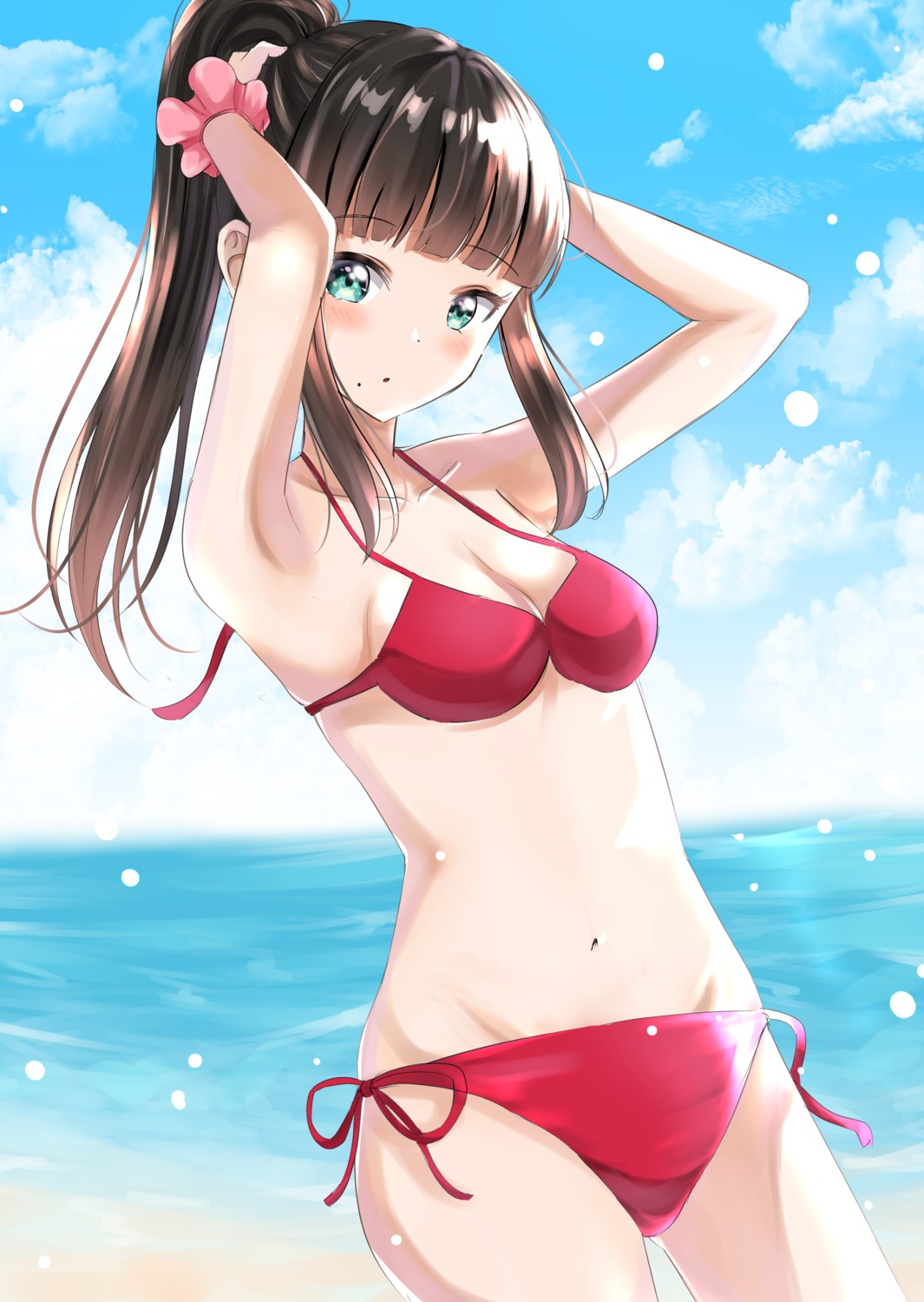 Sin Sin Y Love Live Sunshine Kurosawa Dia Bikini Cleavage Swimsuits Yande Re